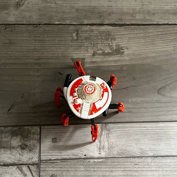 Hexbug Battlebots Spider Bot White Orange No Remote Untested - Picture 2 of 2